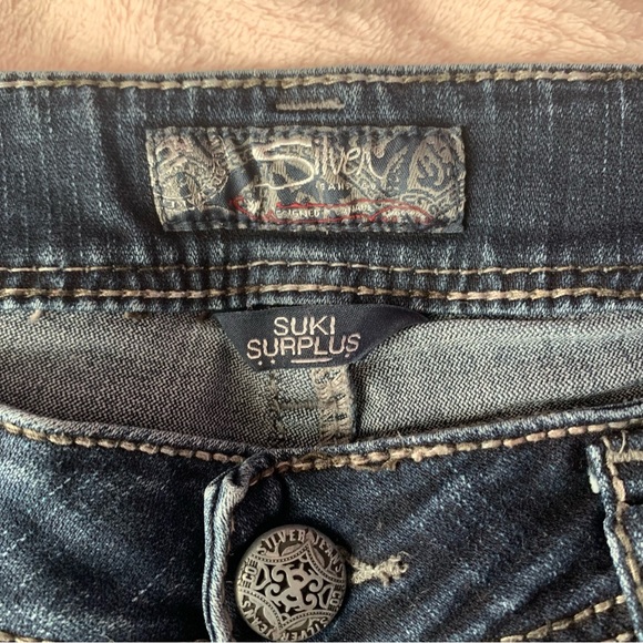 low rise y2k vintage suki surplus silver brand jeans - Picture 4 of 4